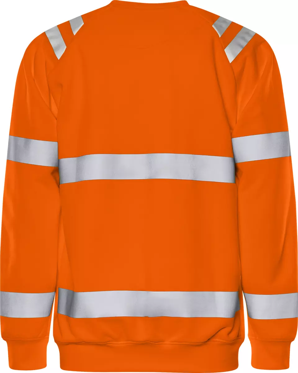 Fristads 301023-230, High Vis Sweatshirt Class 3 7862 GPSW, image 2, gallery thumbnail