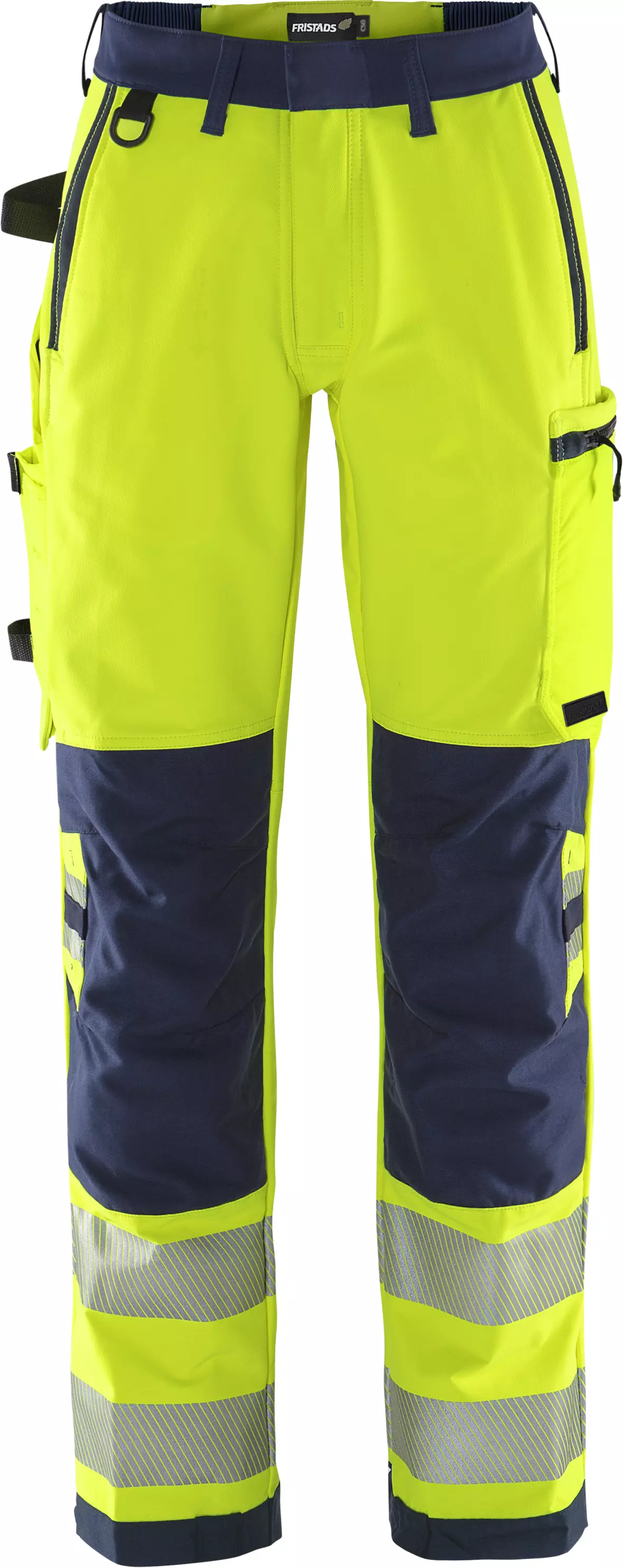Fristads 134241-171, Green High Vis Stretch Trousers Ladies Class 2 2665 GSTP