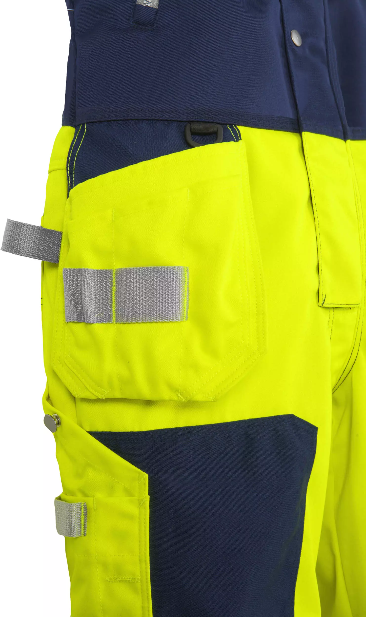 Fristads 101018-171, High Vis Craftsmen's Bib Overall Class 2 1014 PLU, image 3