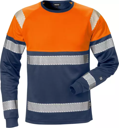 Fristads High Vis Long Sleeve T-Shirt Class 1 7519 THV
