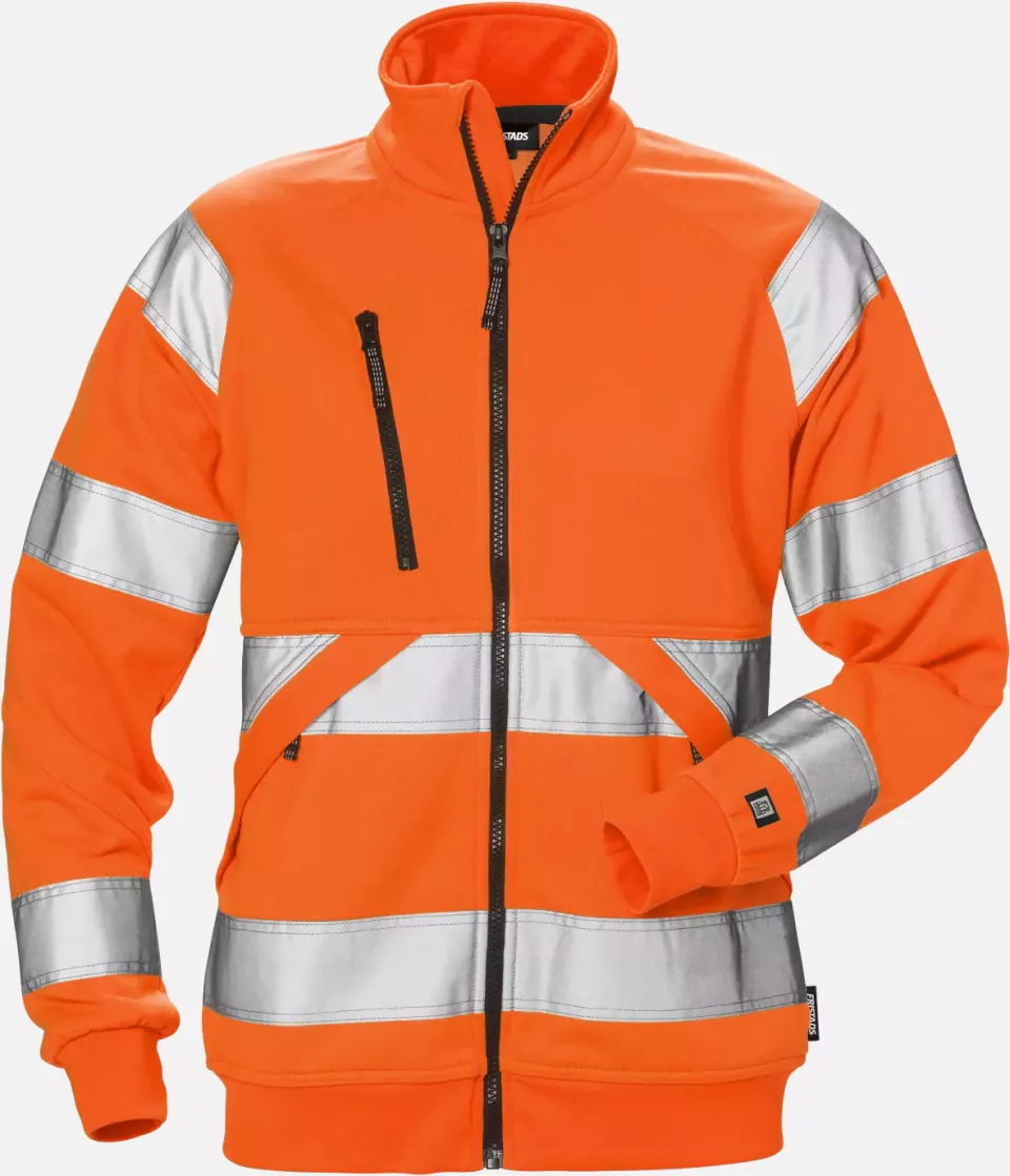 Fristads 126535-230, High Vis Sweatjacke Damen Klasse 3 7427 SHV, image 1, gallery thumbnail