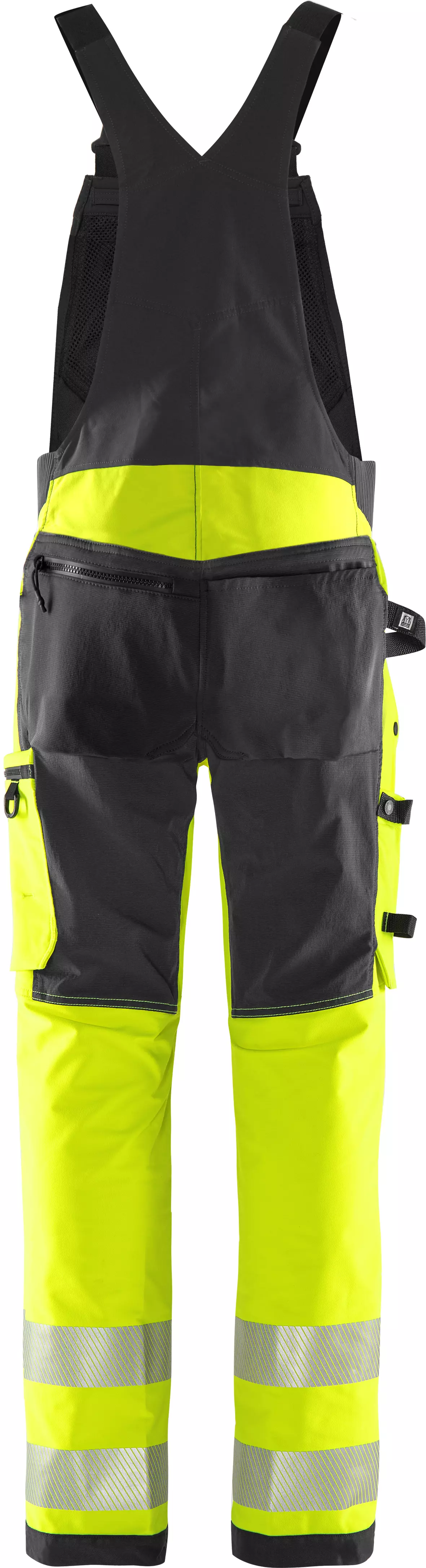 Fristads 134190-196, Green High Vis Stretch Bib Overall Class 2 1031 GSTP, image 2