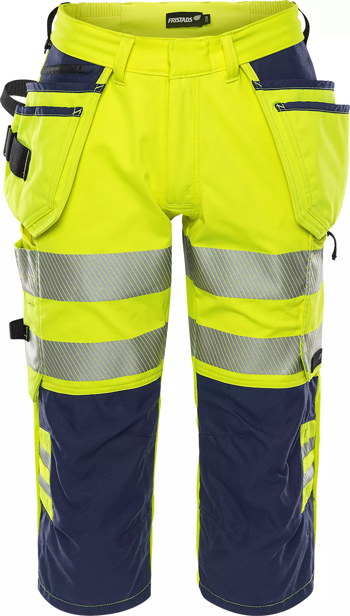 Fristads 301056-171, High Vis Stretch 3/4 Pants Class 2 2666 GSTP