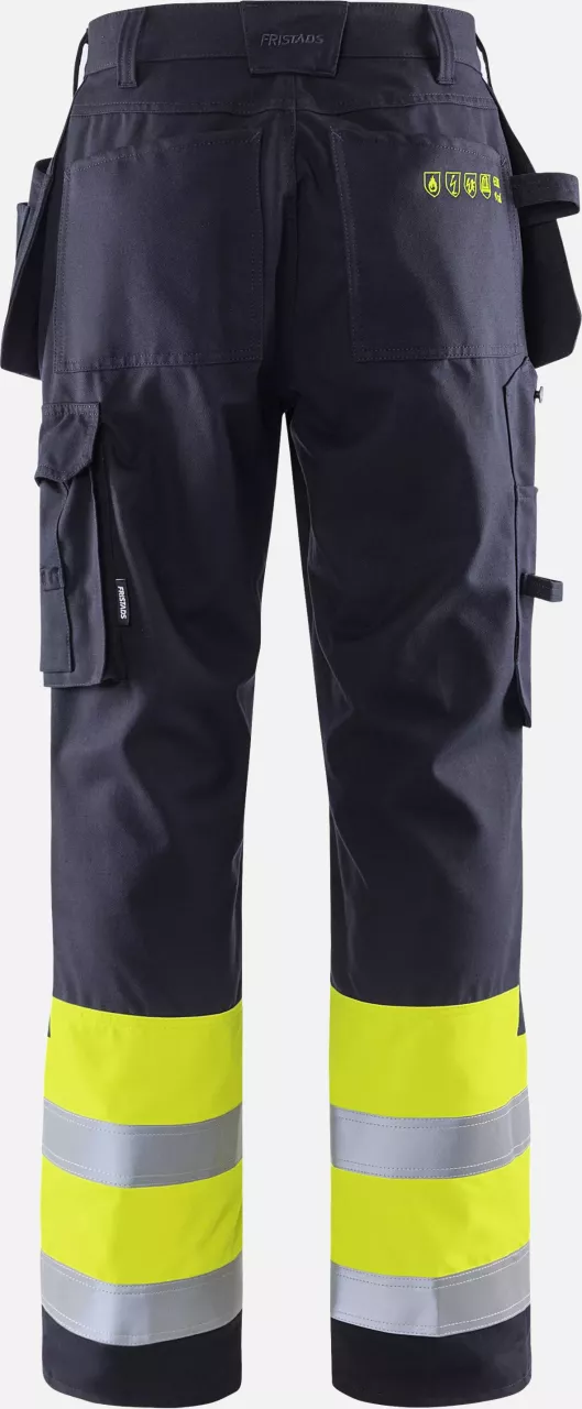 Fristads 109417-171, Flamestat High Vis Craftsman Trousers Class 1 2074 ATHS, image 2, gallery thumbnail