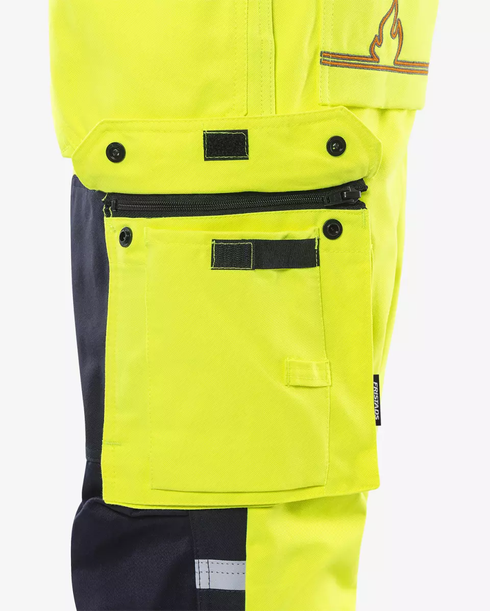 Fristads 109419-171, Flamestat High Vis Bib Overall Class 2 1075 ATHS, image 6, gallery thumbnail