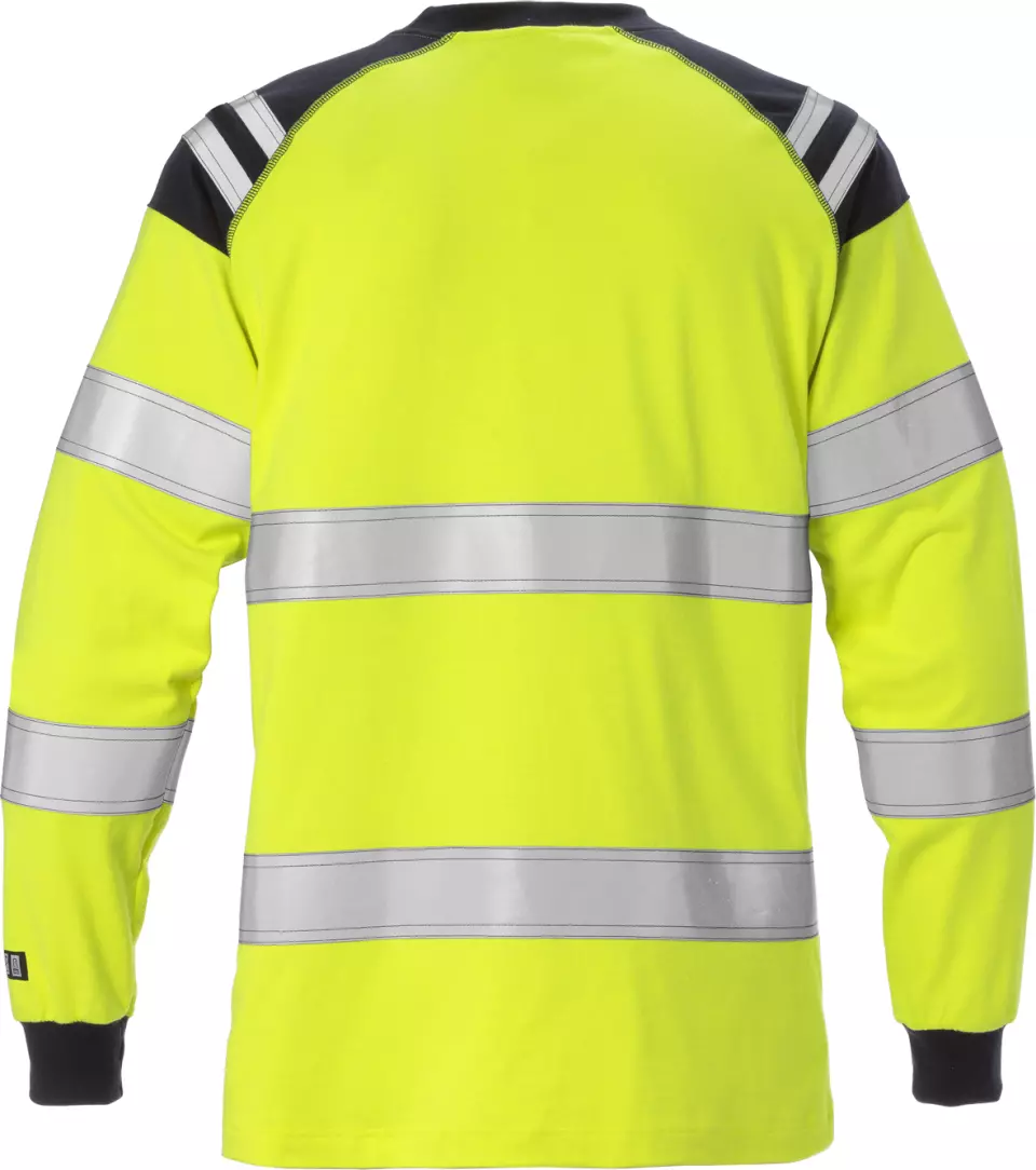 Fristads 129522-171, Flamestat High Vis T-Shirt, Langarm, Damen Klasse 3 7097 TFLH, image 2, gallery thumbnail