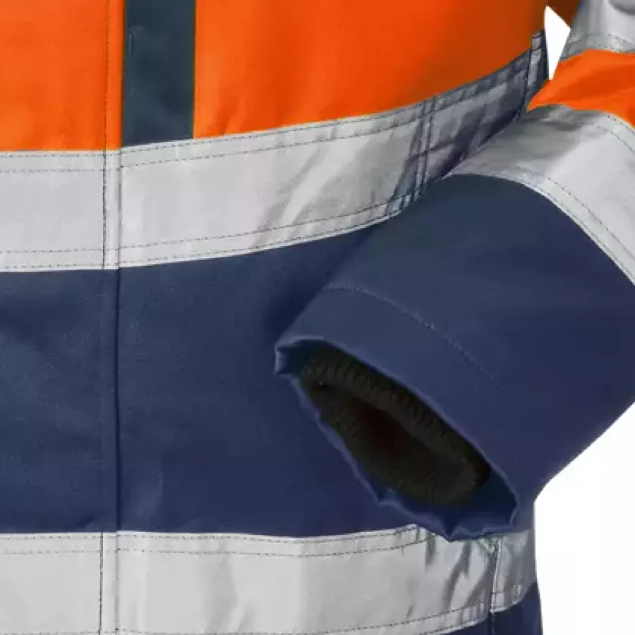 **Hook and Loop Adjustable Sleeves with Thumb Grip** provide a secure, adjustable fit that stays in place during active work.