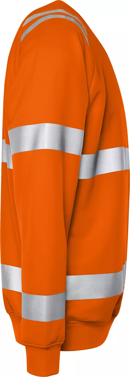 Fristads 301023-230, High Vis Sweatshirt Class 3 7862 GPSW, image 4, gallery thumbnail