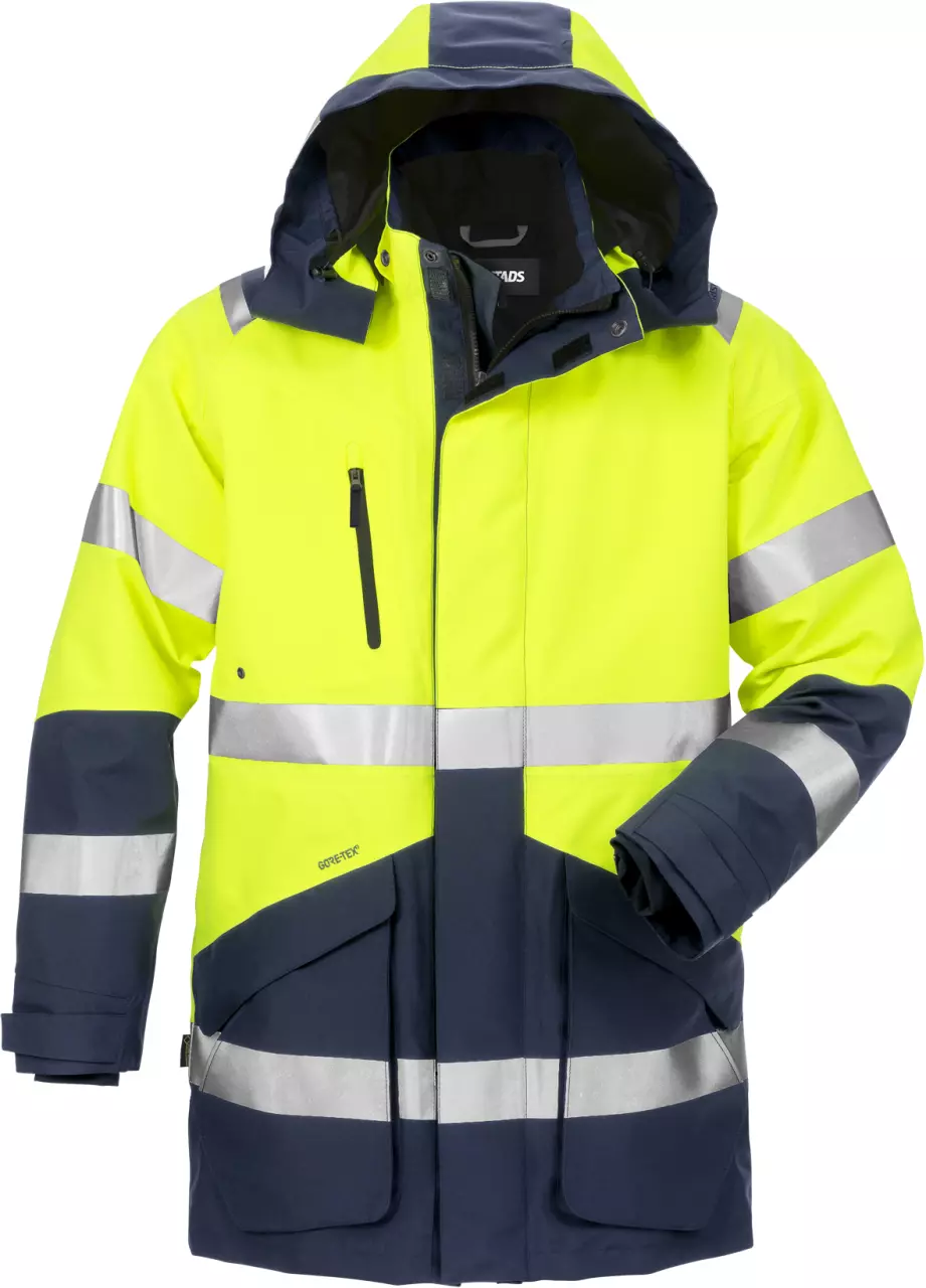 Fristads 120988-171, High Vis GORE-TEX 3-in-1 Winter Parka Class 3 4989 GXB