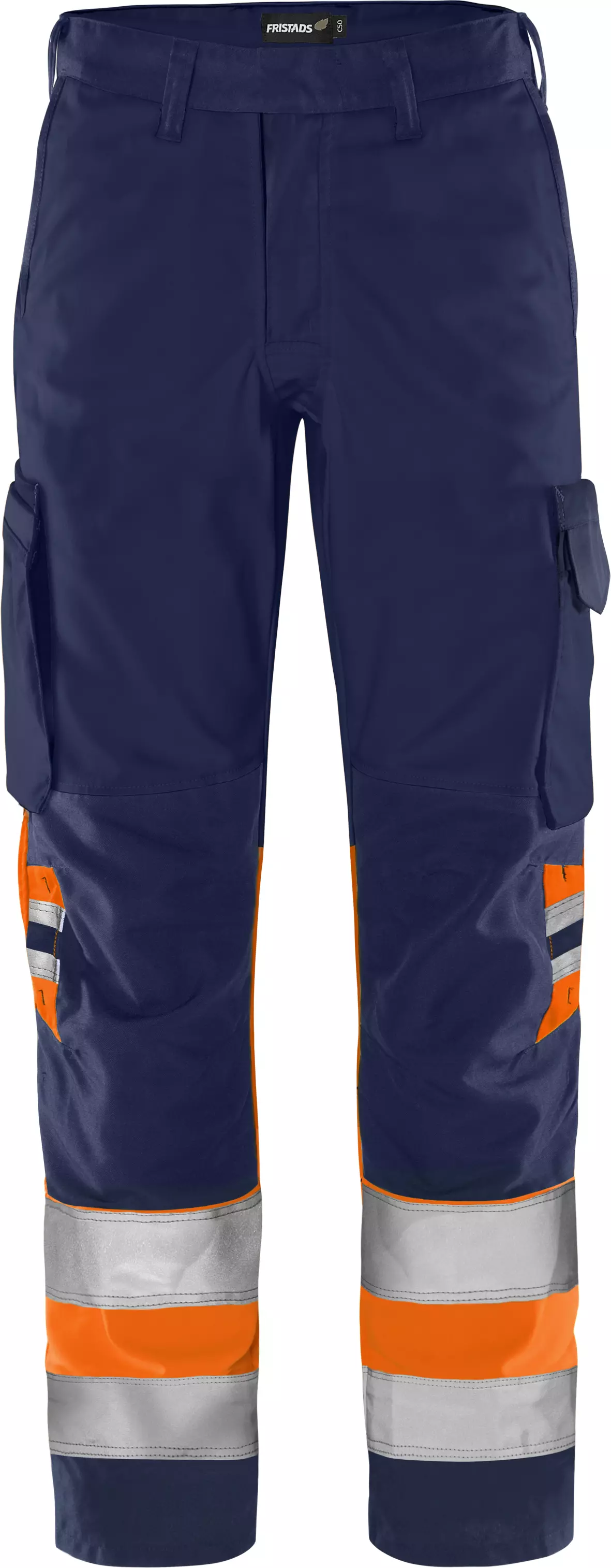 Fristads 134271-271, Green High Vis Trousers Class 1 2668 GPLU, image 1