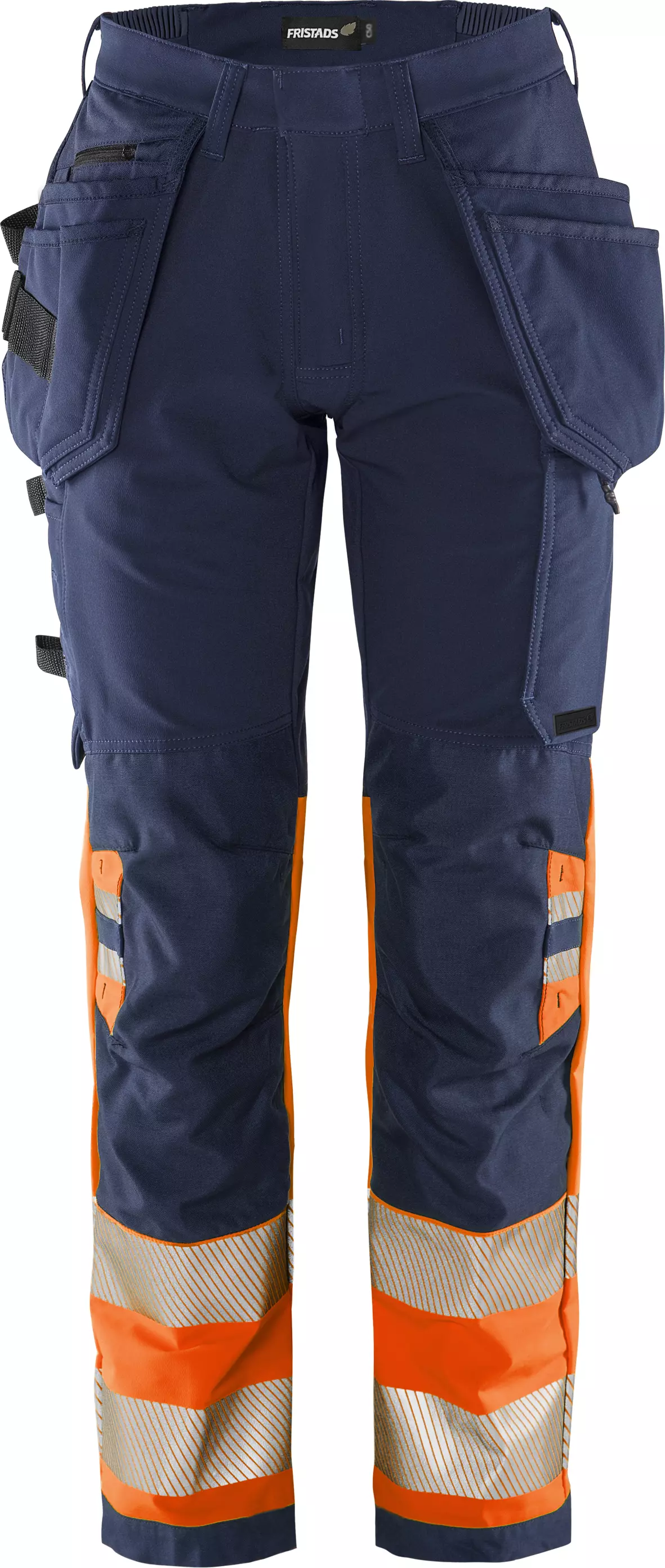 Fristads 134237-271, Green High Vis Handwerker Stretchhose Damen Klasse 1 2663 GSTP, image 1