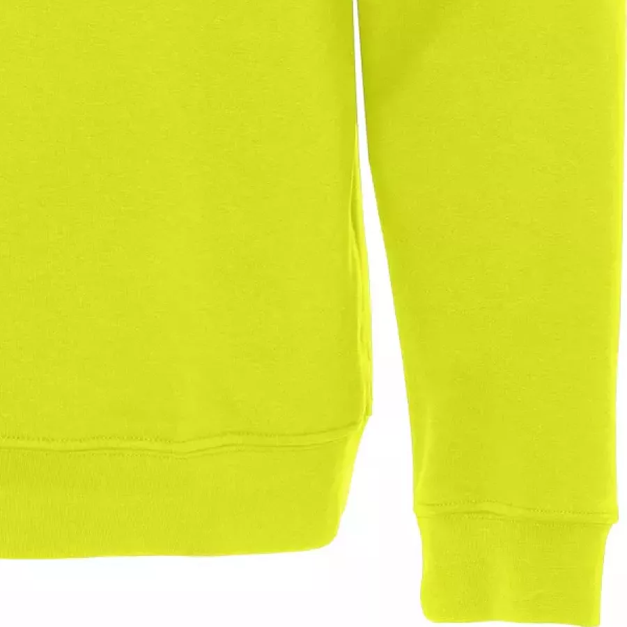 **Rippbündchen an Ärmeln und Saum** sorgen für eine sichere und bequeme Passform, damit die Wärme bei Bewegung erhalten bleibt.