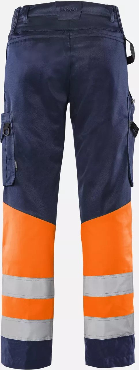 Fristads 134238-271, Green High Vis Trousers Class 1 2649 GPLU, image 2, gallery thumbnail
