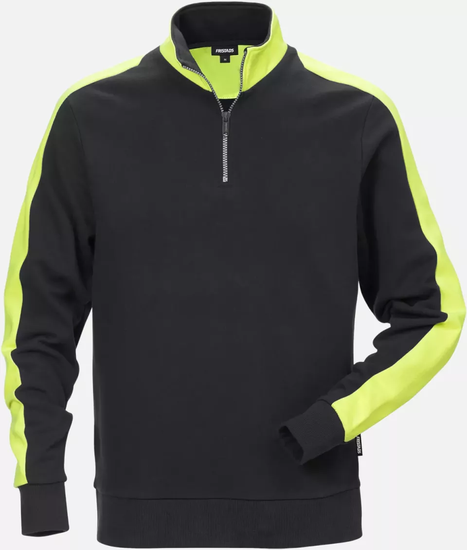 Fristads 111263-940, Half Zip Sweatshirt 7449 RTS, image 1, gallery thumbnail