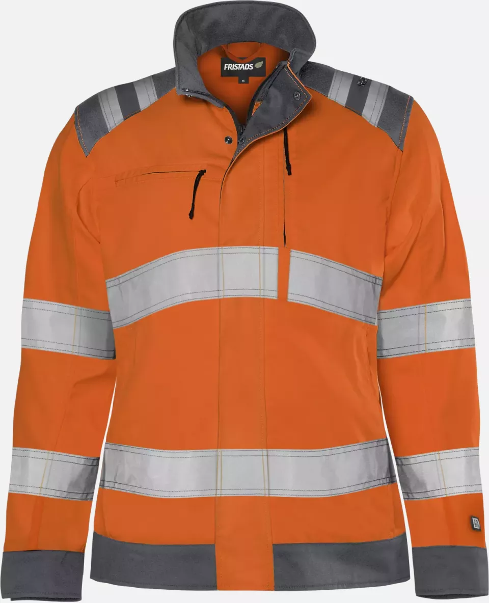 Fristads 131984-286, Green High Vis Jacke Damen Klasse 3 4068 GPLU, image 1, gallery thumbnail