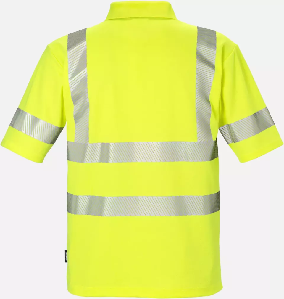 Fristads 100972-130, High Vis Polo Shirt Class 3 7406 PHV, image 2, gallery thumbnail