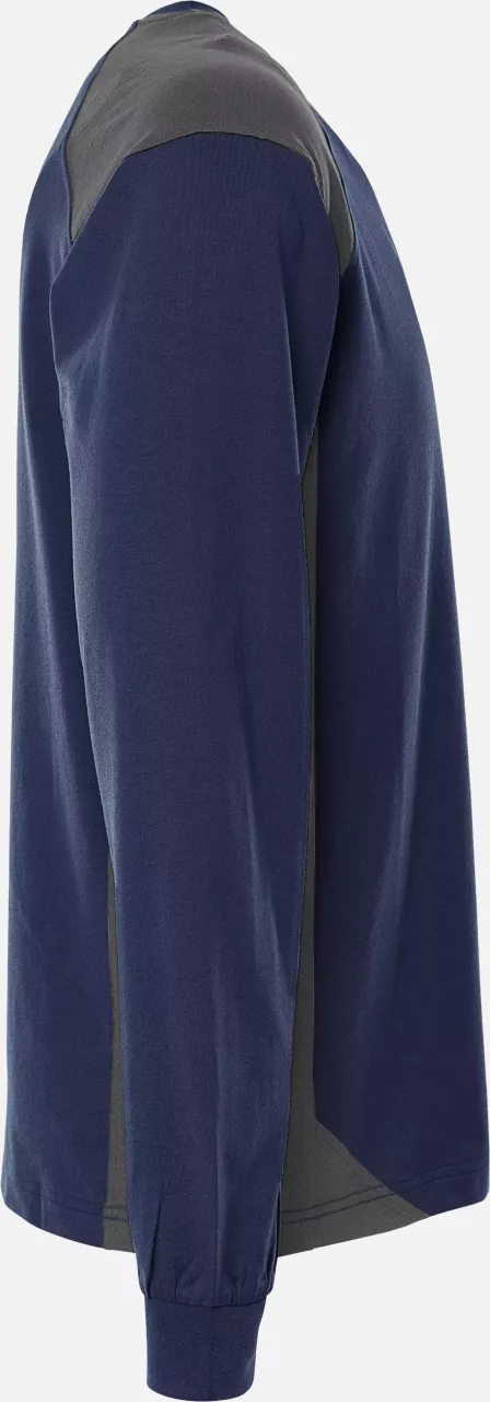 Fristads 301171-586, Schweres Langarm-T-Shirt 7071 GTM, image 4, gallery thumbnail