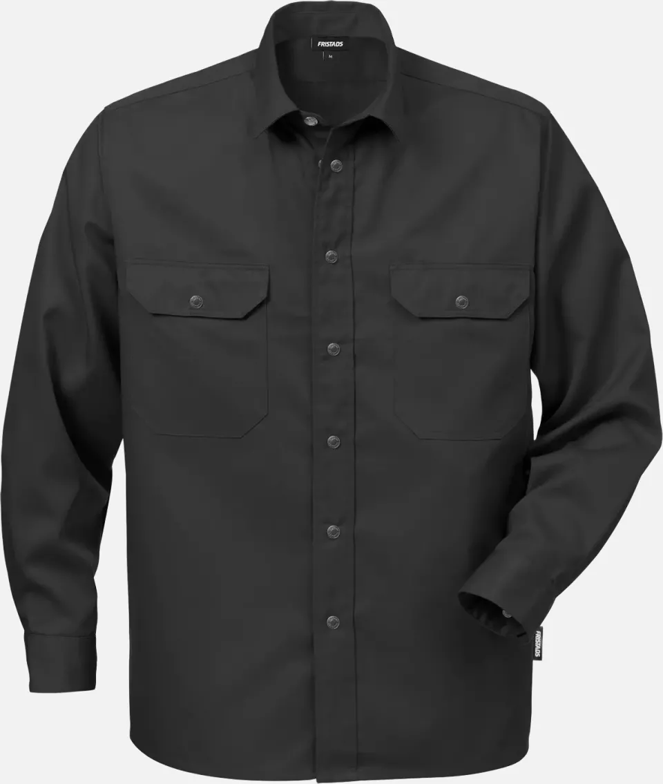 Fristads 100117-940, Long Sleeve Cotton Shirt 720 BKS, image 1, gallery thumbnail