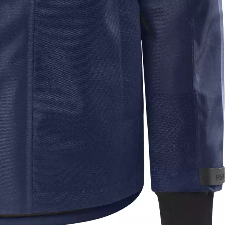 **Hook and Loop Adjustable Sleeves with Inner Cuffs** create a snug, protective fit that seals in warmth while allowing easy adjustment.