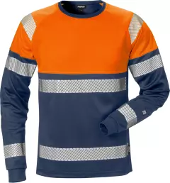 Fristads 129513-271, High Vis Long Sleeve T-Shirt Class 1 7519 THV