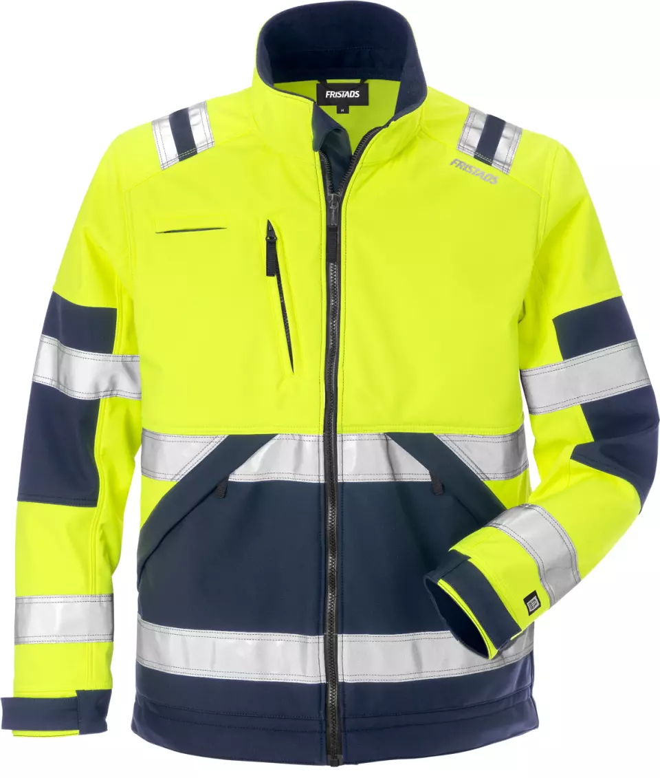 Fristads 125024-171, High Vis Softshell-Jacke Klasse 2 4083 WYH