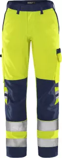 Fristads 131973-171, Green High Vis Ladies Trousers Class 2 2642 GPLU