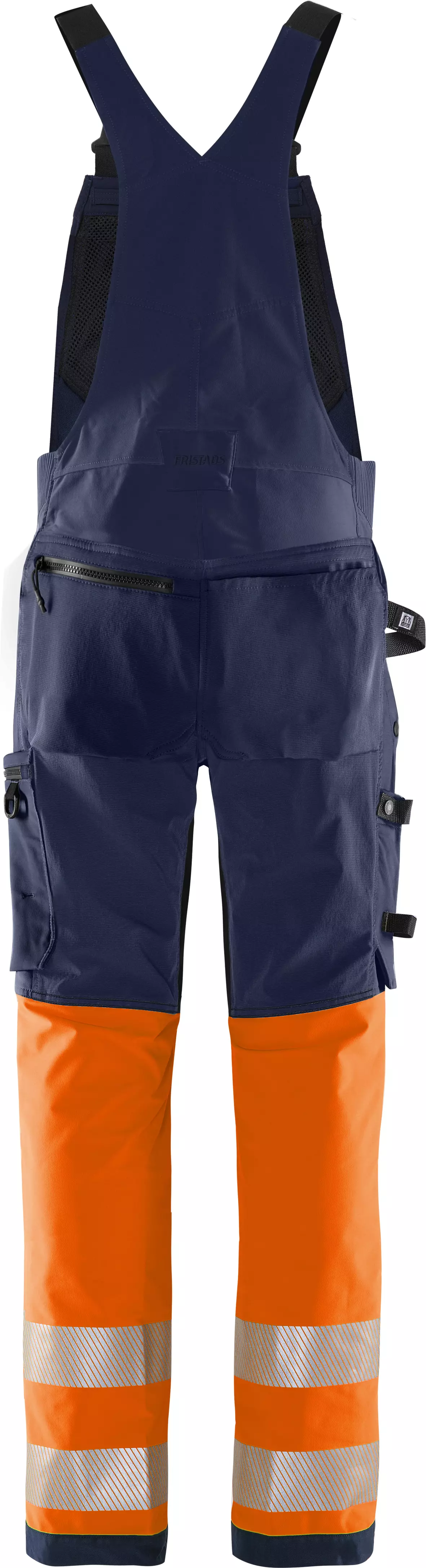 Fristads 134244-271, Green High Vis Stretch Bib Overall Class 1 1032 GSTP, image 2