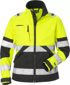 Fristads 125023-196, High Vis Softshell Jacket Ladies Class 2 4183 WYH
