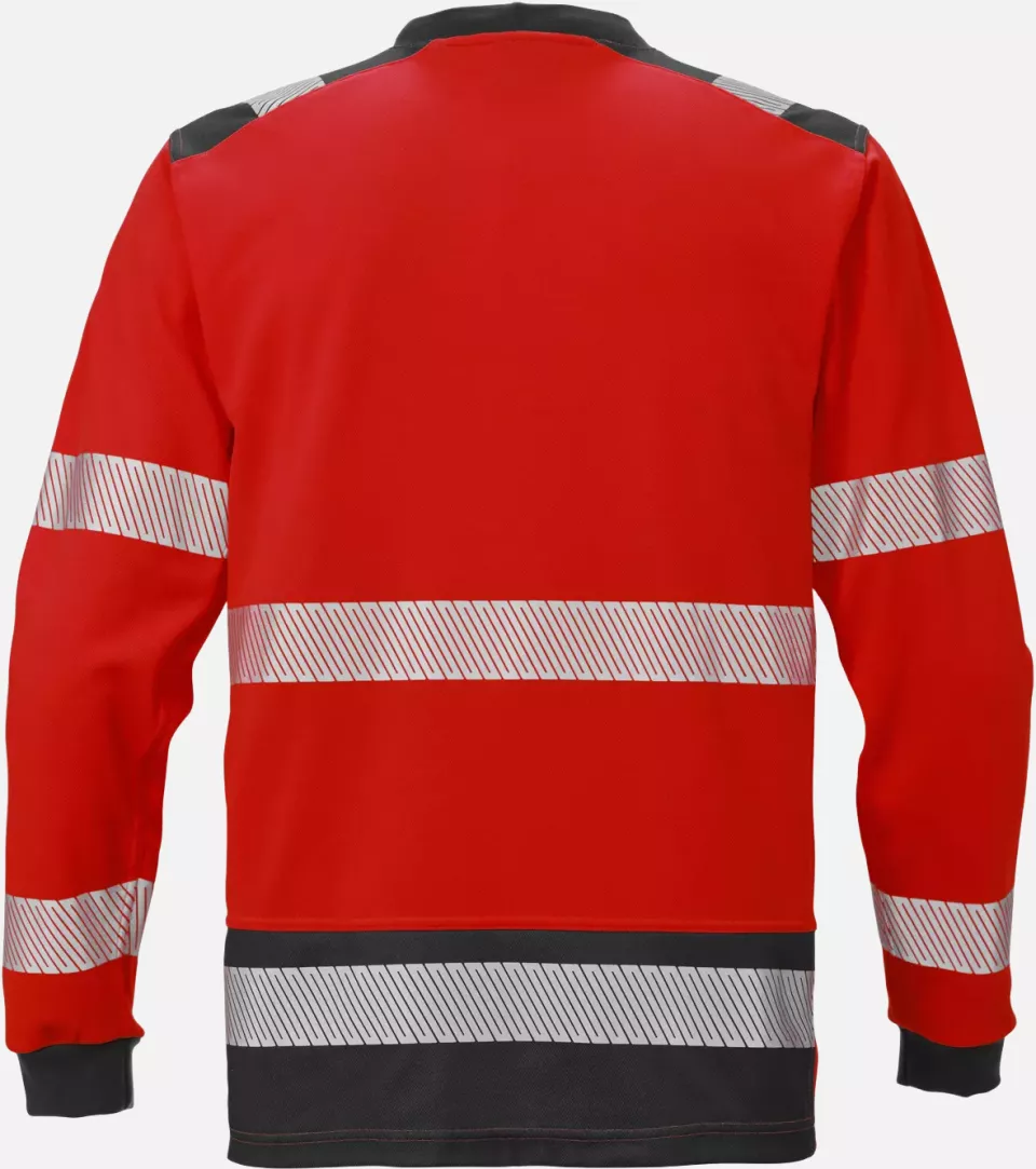 Fristads 114100-396, High Vis T-Shirt Langarm Klasse 3 7724 THV, image 2, gallery thumbnail