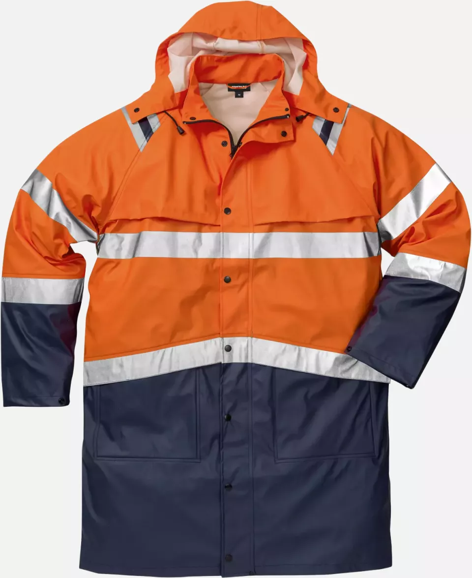 Fristads 114040-271, High Vis Regenmantel Klasse 3 4634 RS, image 1, gallery thumbnail
