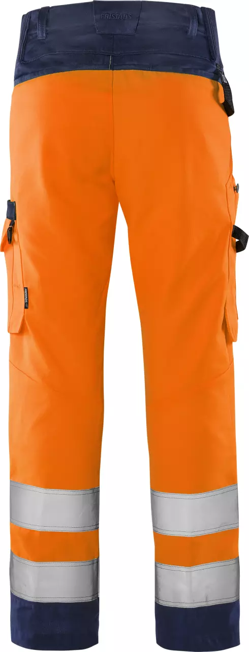Fristads 131982-271, Green High Vis Trousers Class 2 2651 GPLU, image 2, gallery thumbnail