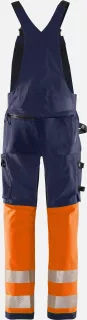Fristads 134244-271, Green High Vis Stretch Bib Trousers Class 1 1032 GSTP, image 2, gallery thumbnail