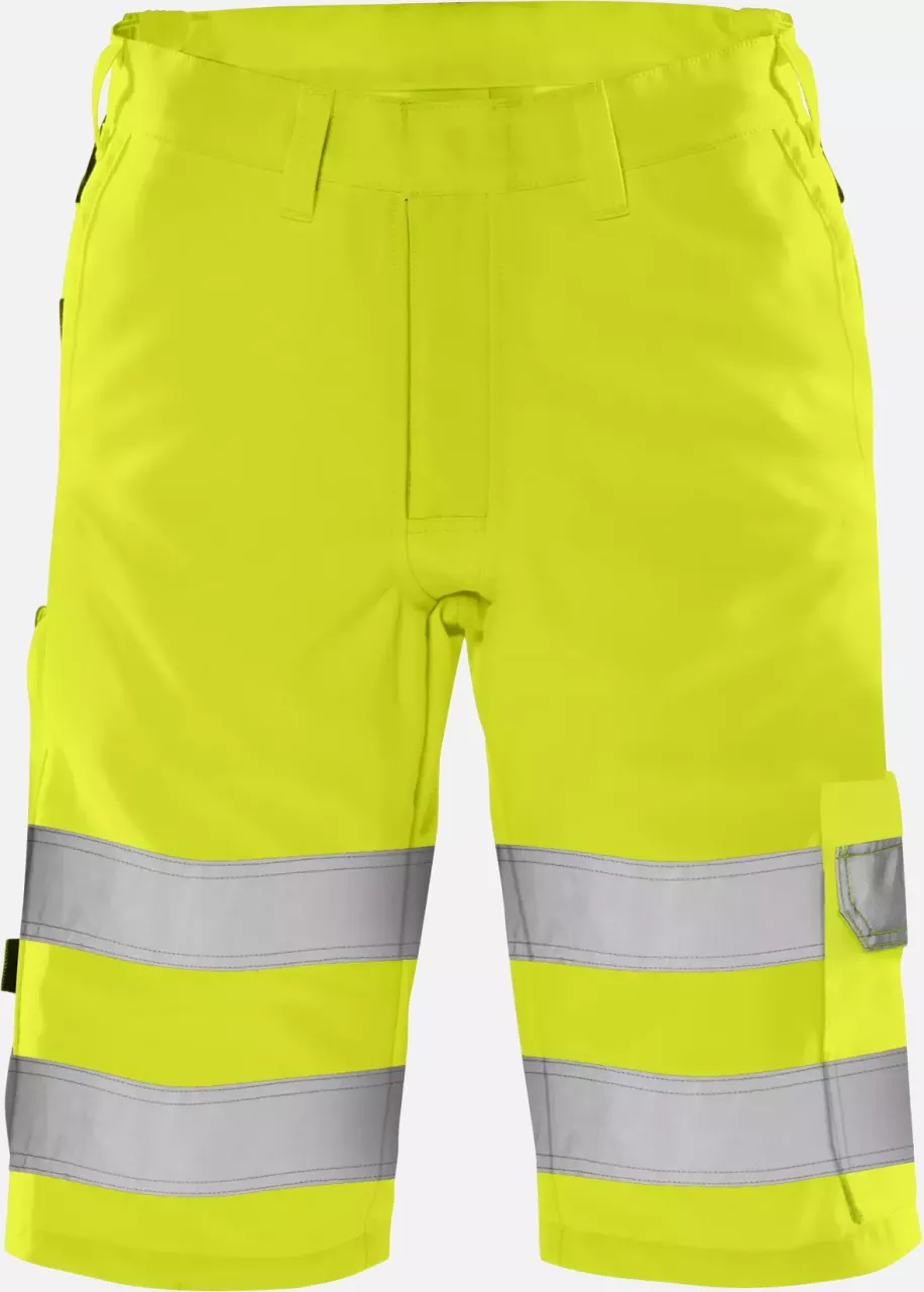 Fristads 134240-130, Green High Vis Shorts Class 2 2650 GPLU, image 1, gallery thumbnail