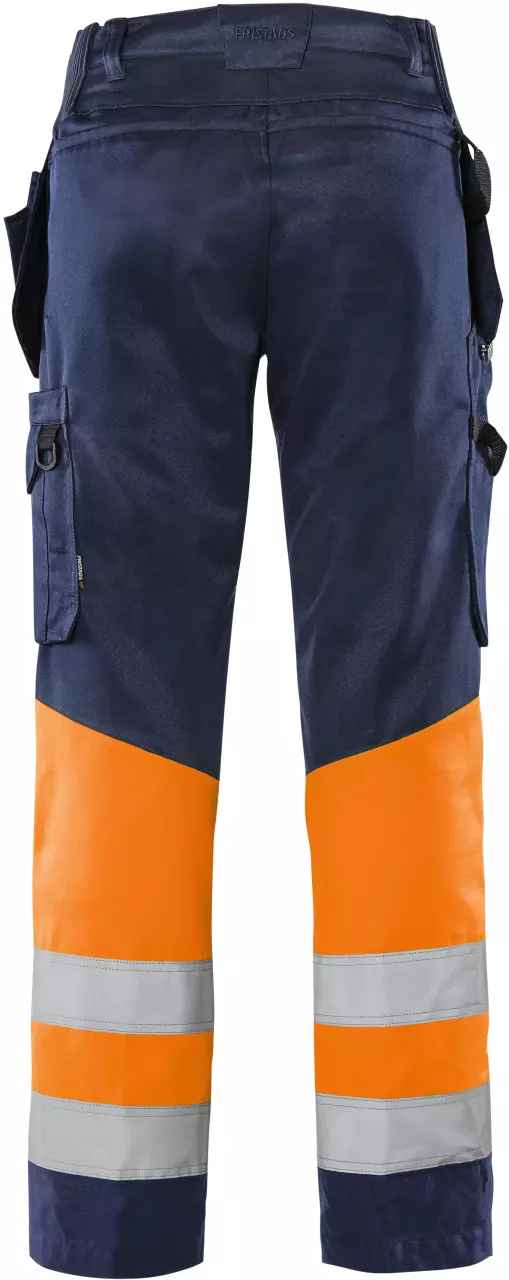 Fristads 131975-271, Green High Vis Handwerkerhose Klasse 1 2640 GPLU, image 2, gallery thumbnail