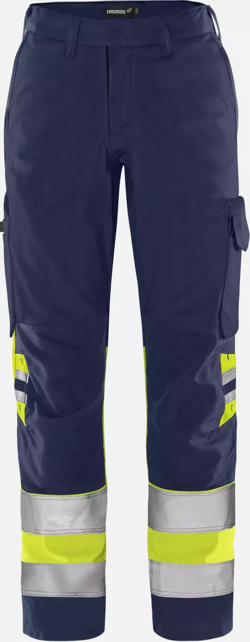 Fristads 131983-171, Green High Vis Women's Trousers Class 1 2652 GPLU, image 1, gallery thumbnail