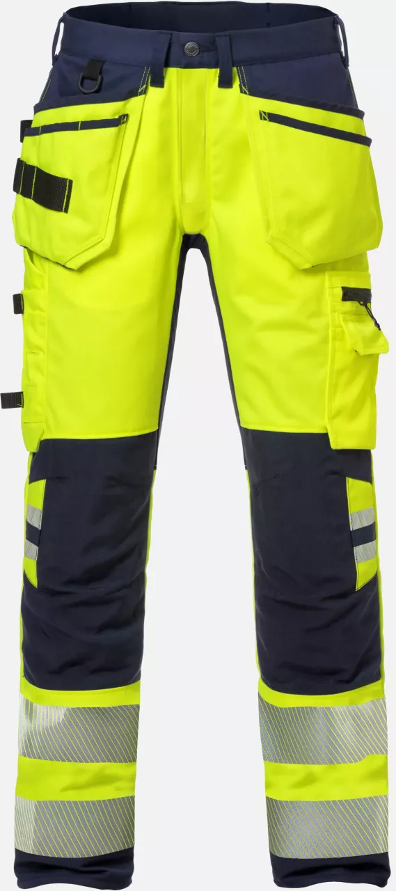 Fristads 127734-171, High Vis Craftsman Stretch Trousers Class 2 2707 PLU, image 1, gallery thumbnail