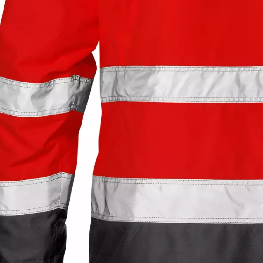 **Reflexstreifen** verbessern die Sichtbarkeit, damit Sie sich bei schlechten Lichtverhältnissen sicher und gesehen fühlen.