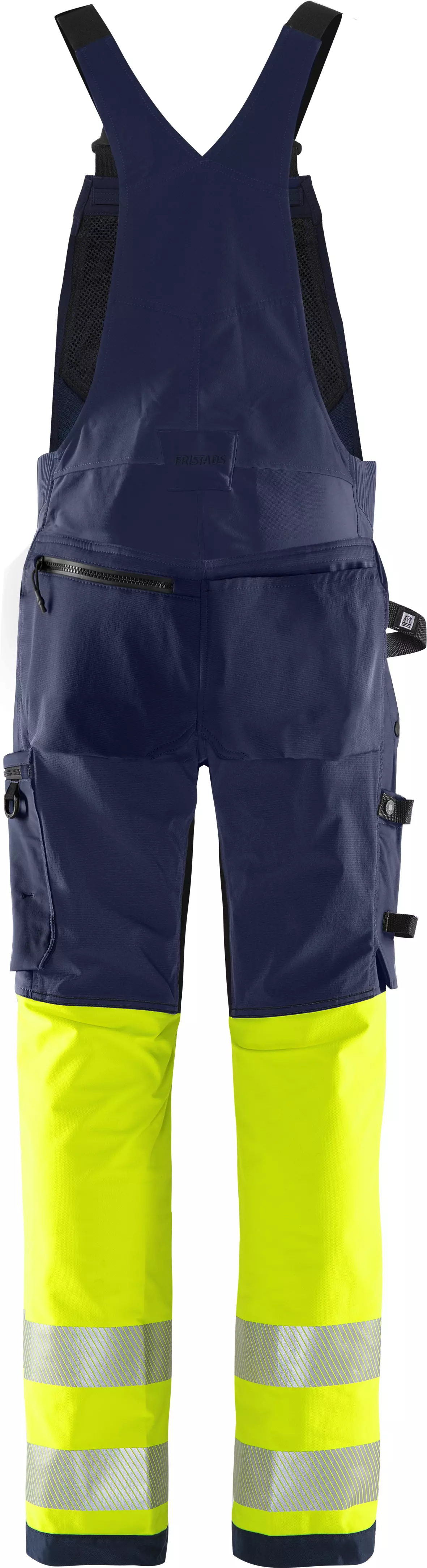 Fristads 134244-171, Green High Vis Stretch Bib Overall Class 1 1032 GSTP, image 2