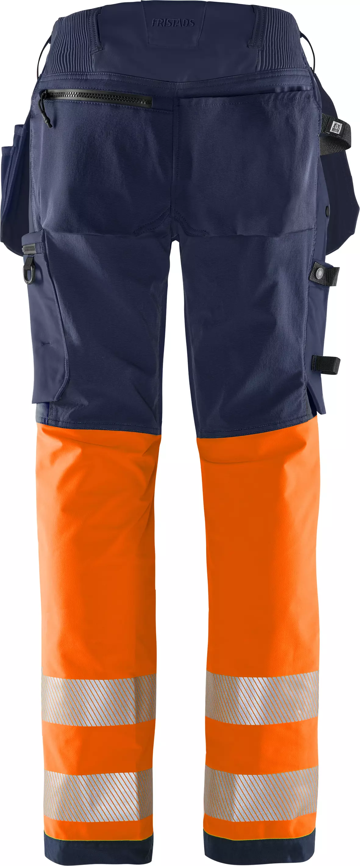 Fristads 134237-271, Green High Vis Handwerker Stretchhose Damen Klasse 1 2663 GSTP, image 2