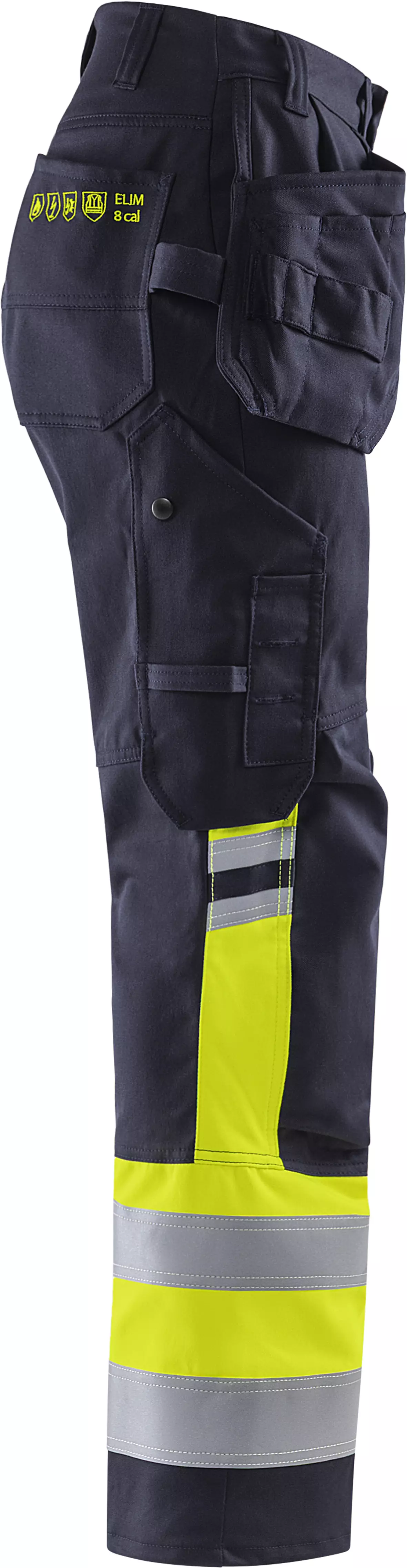 Fristads 129521-171, Flamestat High Vis Stretch-Handwerkerhose Damen, Klasse 1 2171 ATHF, image 4