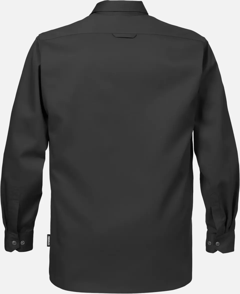 Fristads 100117-940, Long Sleeve Cotton Shirt 720 BKS, image 2, gallery thumbnail