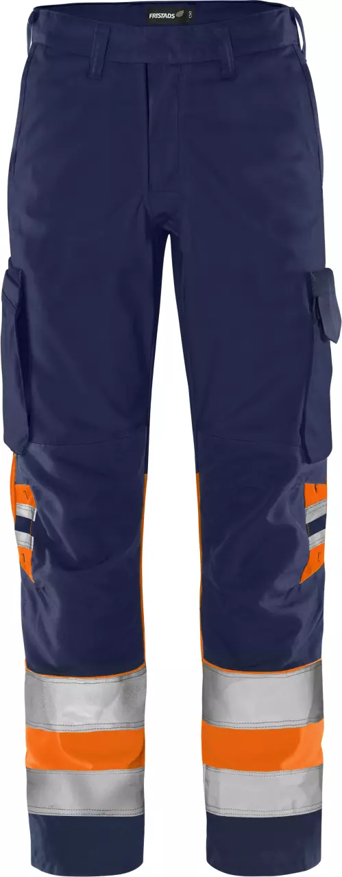 Fristads 134271-271, Green High Vis Trousers Class 1 2668 GPLU