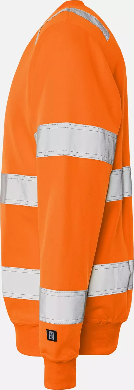 Fristads 110151-230, High Vis Sweatshirt Class 3 7446 SHV, image 3, gallery thumbnail