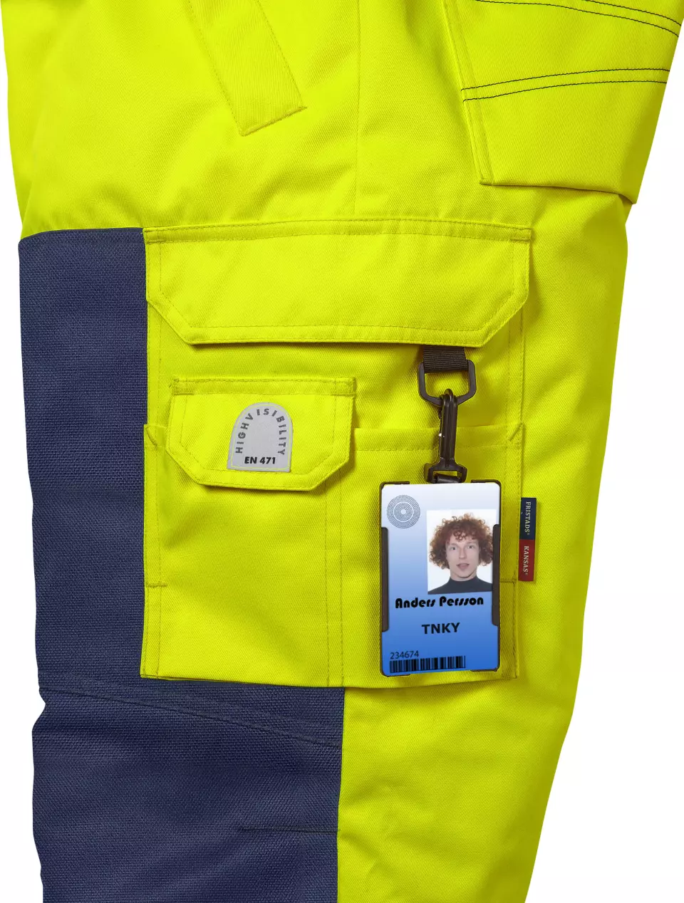 Fristads 100984-171, High Vis Winter Trousers Class 2 2034 PP, image 6, gallery thumbnail
