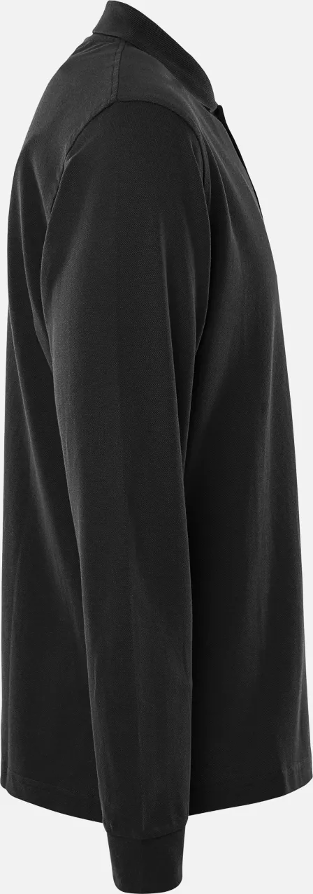 Fristads 100220-940, Acode Long Sleeve Polo Shirt 1722 PIQ, image 4, gallery thumbnail