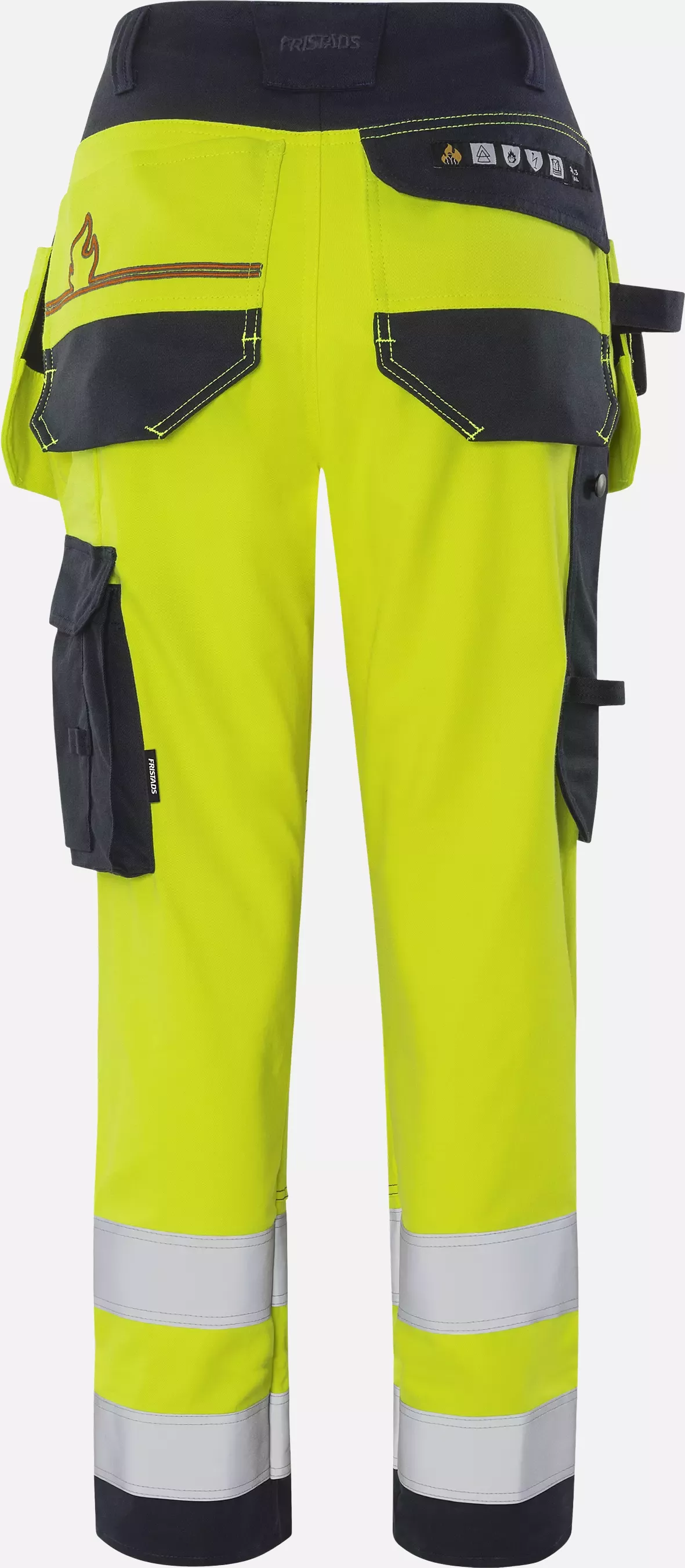 Fristads 300374-171, Flamestat High Vis Handwerker Stretch Hose Klasse 2 Damen 2164 ATHF, image 2
