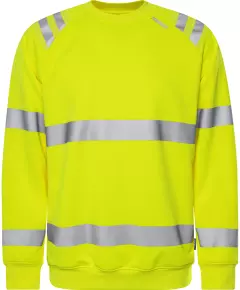 Fristads 301023-130, High Vis Sweatshirt Class 3 7862 GPSW