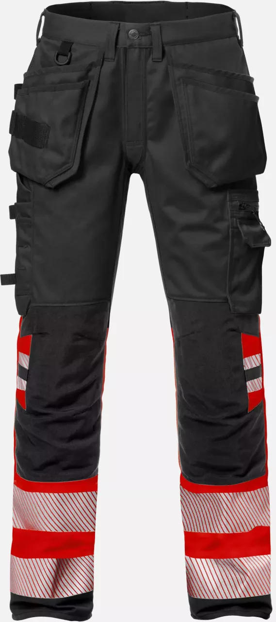 Fristads 127732-396, High Vis Craftsman Stretch Trousers Class 1 2706 PLU, image 1, gallery thumbnail