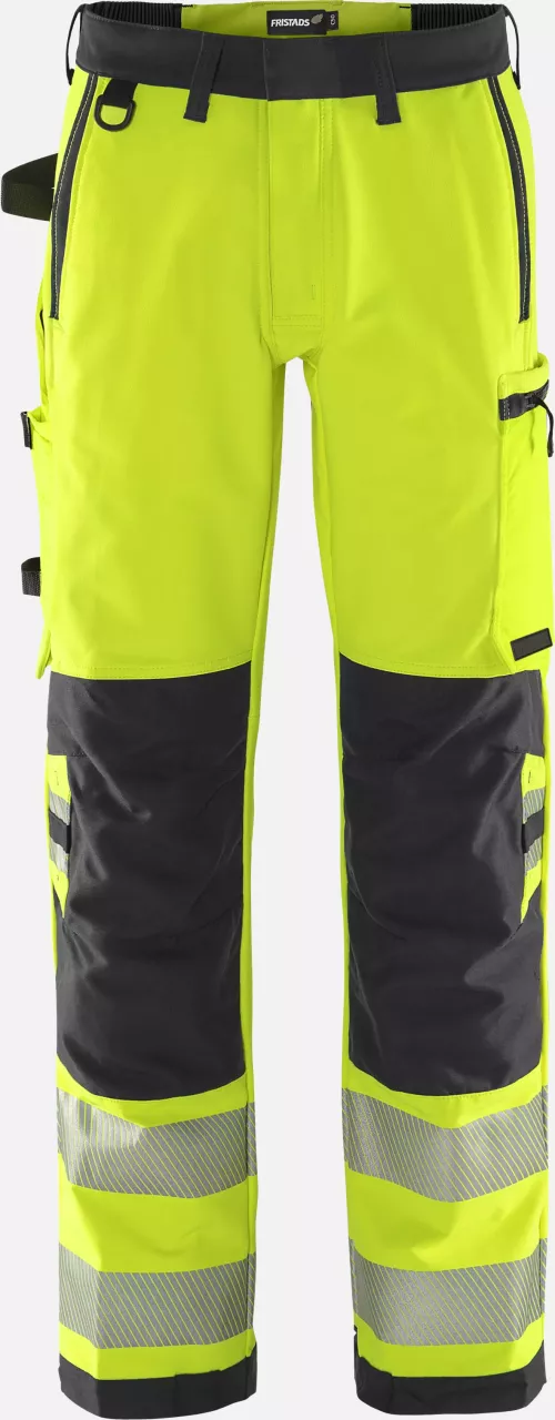 Fristads 134189-196, Green High Vis Stretchhose Klasse 2 2645 GSTP, image 1, gallery thumbnail