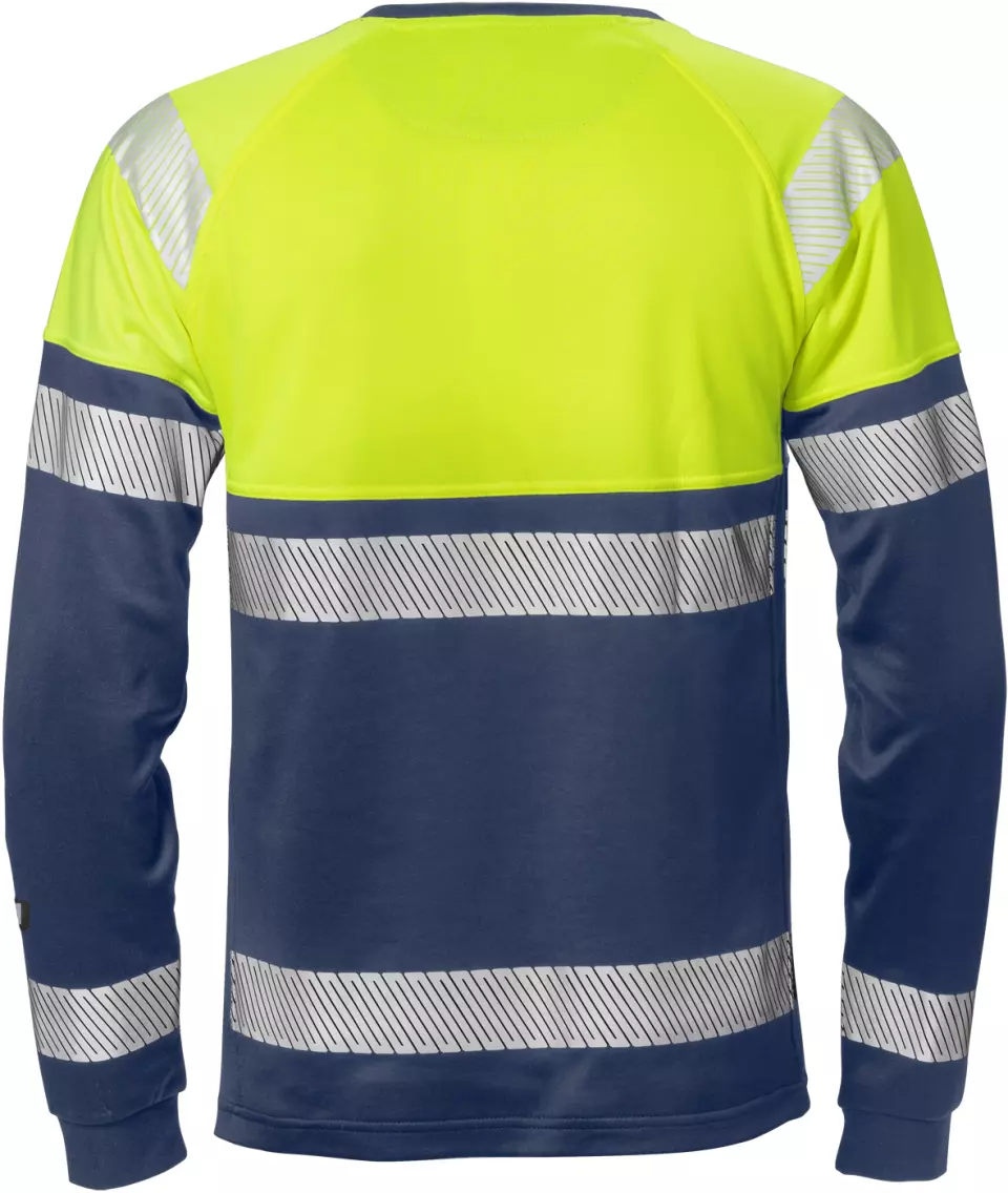 Fristads 129513-171, High Vis Long Sleeve T-Shirt Class 1 7519 THV, image 2, gallery thumbnail